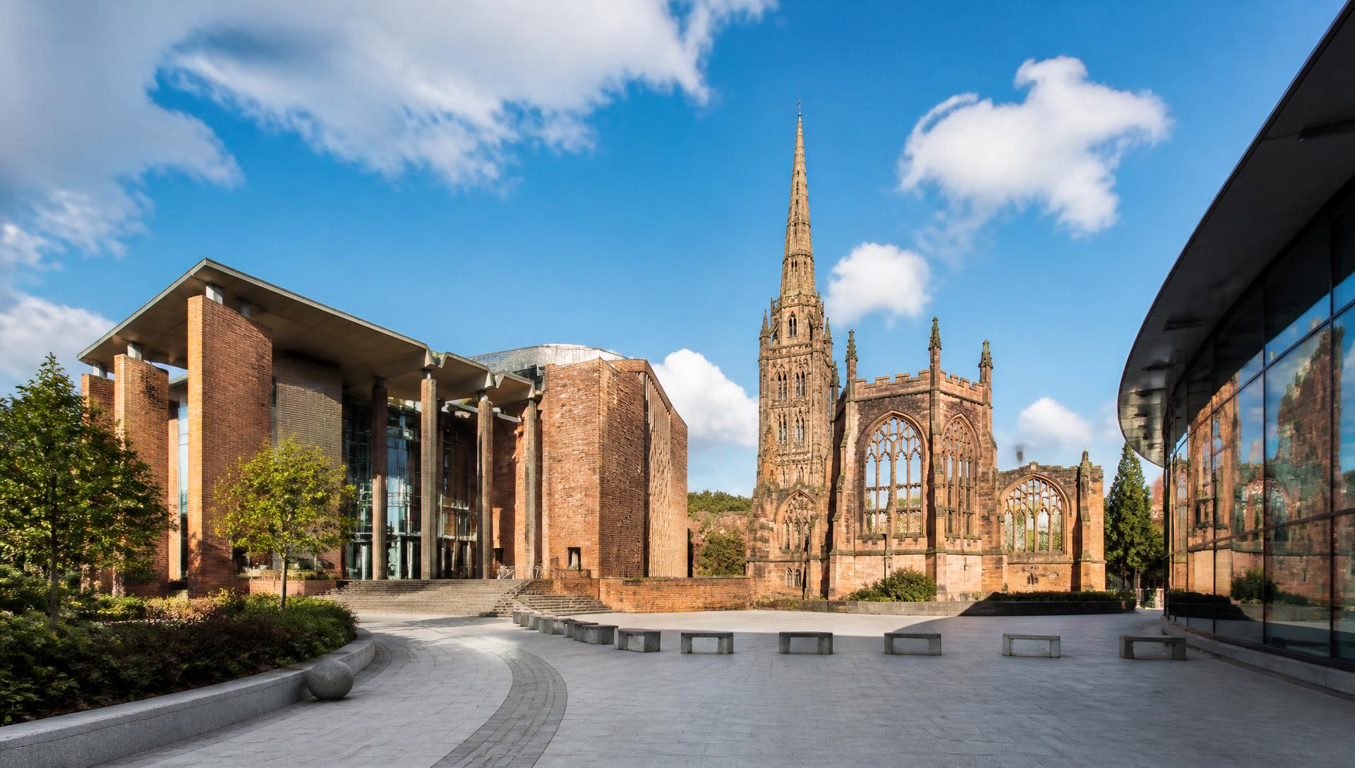 Coventry city centre, where LeapIT supports local manufacturing, engineering and technology businesses